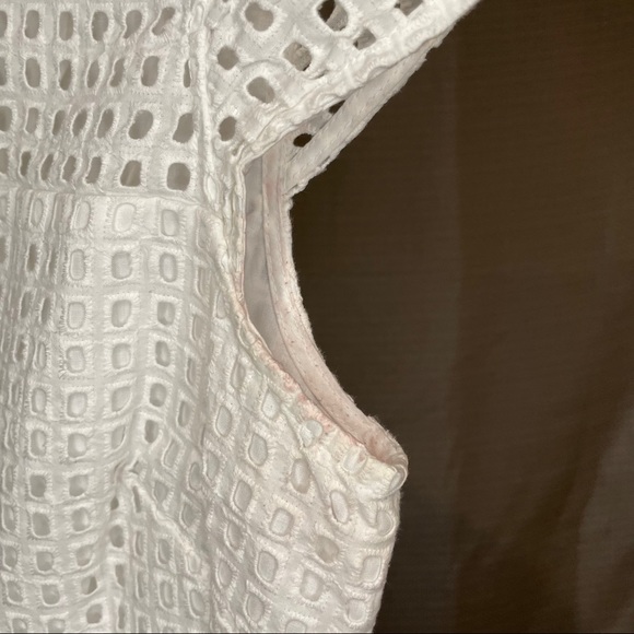 White J Crew Factory Dress Size 4 - Picture 6 of 8